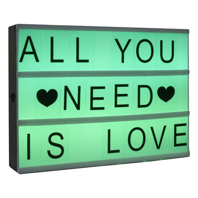 Cadru CINEMA iluminat - dimensiune A4, LED