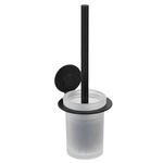 Recipient perie WC din sticla BIVIO, montaj fara gaurire