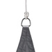 Parasolar triunghiular CURACAO, 3 x 3 x m, poliester, gri