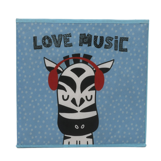 Cutie textila pentru camera copiilor, 30 x 30 x 30 cm