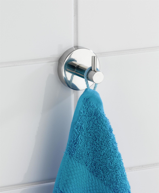 Suport pentru prosoape BOSIO SHINE, WENKO, argintiu strălucitor