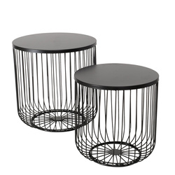 Set doua mese metalice CINDY, 41 - 47 cm