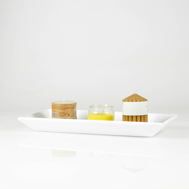 Suport universal pentru lumanari, Home Styling Collection, Alb