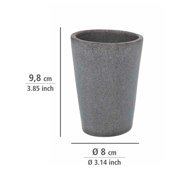 Recipient pentru periuțe de dinți PEBBLE STONE, WENKO