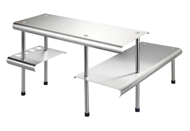 Raft de colț pentru bucătărie Massivo TRIO, 2 niveluri