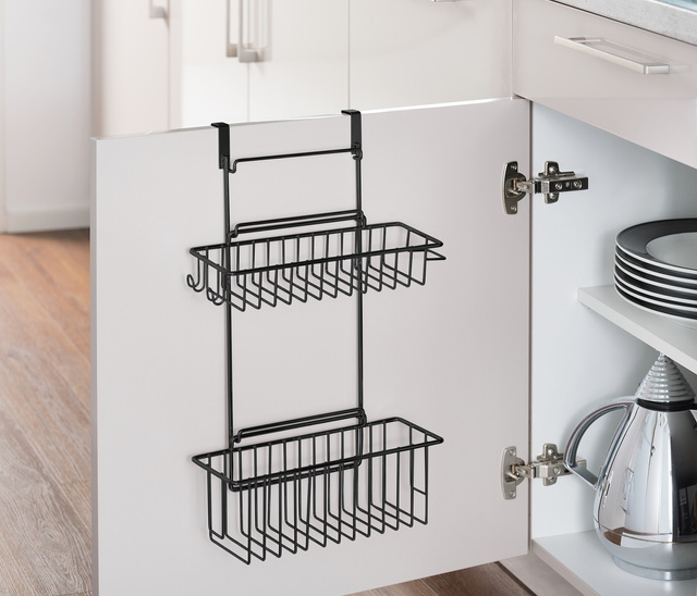 Raft de bucatarie suspendabil FLEXI, 2 niveluri, WENKO