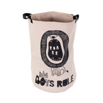 Geanta pentru jucarii sau rufe Safari, panza, Ø 30 cm