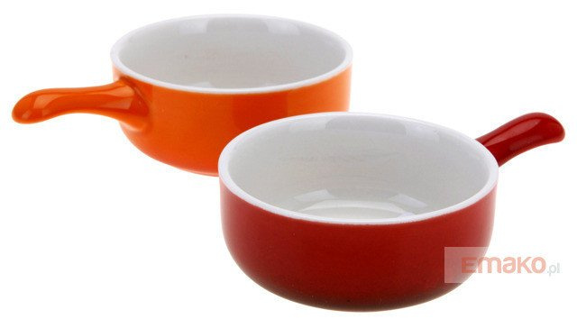 Cumpărătură ceramică, sosieră, vas de copt, roșu