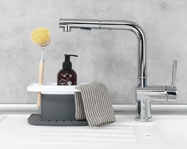 Organizator pentru accesorii de spălat vase COSMO, gri, WENKO