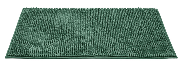 Covoras baie poliester Chenille, Verde, 50x80 cm, ALLSTAR 
