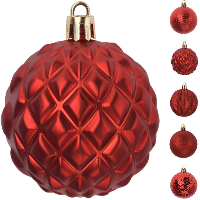Globuri de Crăciun 6 cm, 35 buc.