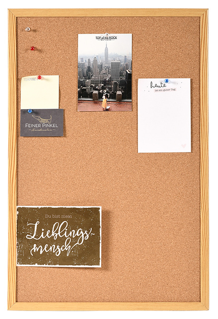 Tabla de pluta pentru notite fixate cu ace