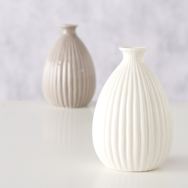 Vaza decorativa Pilar, portelan, 15 cm