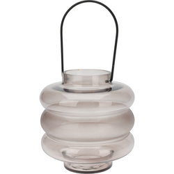 Lumanare lanterna din sticla, 20 cm