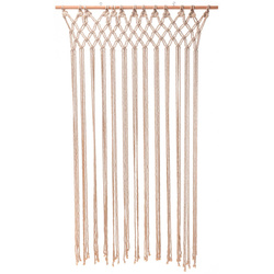 Perdea de usa, 90 x 180 cm, pe bet din lemn