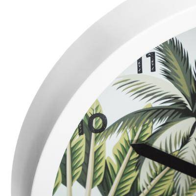 Ceas de perete TROPIC cu motiv tropical, Ø 22 cm