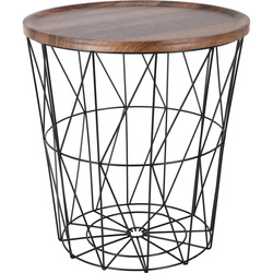 Masuta laterala cu cos, 37 x 39 cm