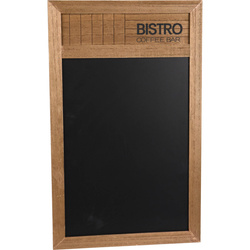 Tablă de scris cu cretă pentru bucătărie Bistro, 34 x 55 cm