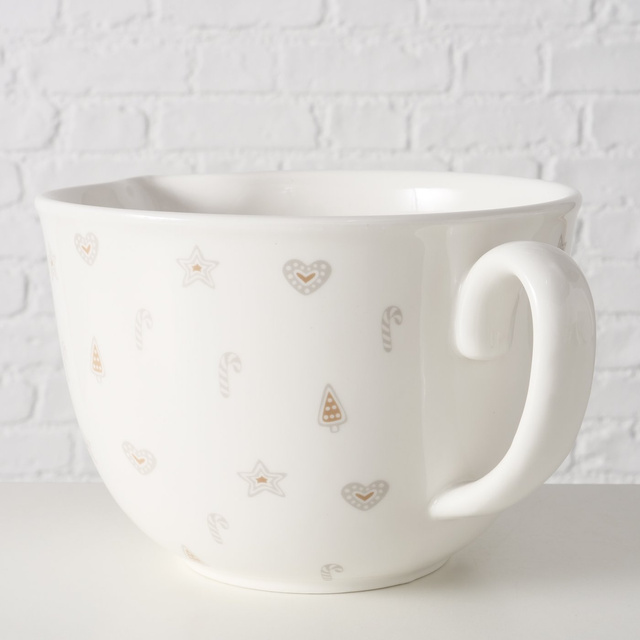 Bol ceramica cu palnie, pentru aluat, BRUTARIE, 2500 ml