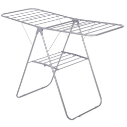 Uscător de rufe cu aripi pliabile, pe două niveluri