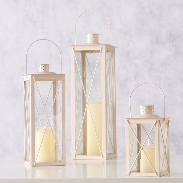 Lantern metalic cu maner, FAROL, 20, 35 si 50 cm