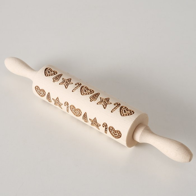 Rola de Crăciun gravată cu model BAKERY