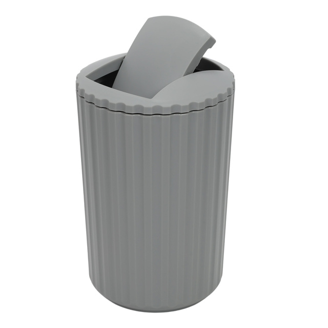 Coș de gunoi pentru baie, Swing Bin Allstar, culoare gri, 3l