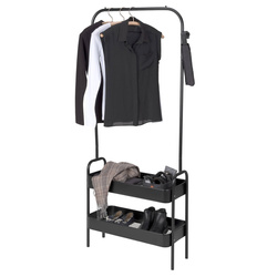 Suport pentru haine KALI, cu spatiu pentru pantofi si genti de mana, 75 x 165 x 30 cm, WENKO