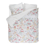 Set elegant de lenjerie de pat din bumbac satinat cu flori, 200 x 220 cm, Esprit,