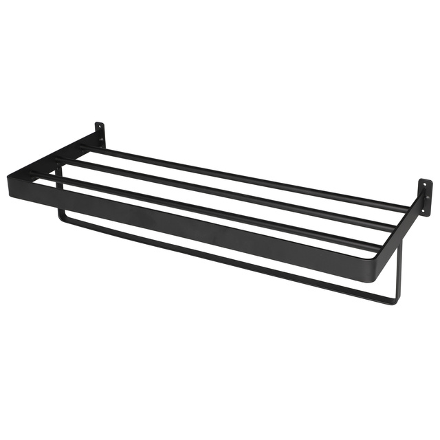 Raft de baie cu suport pentru prosoape, 22,5 x 58,5 cm