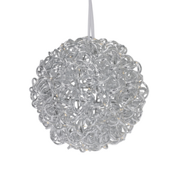 Decorațiune exterioară de iluminat în formă de bilă, 30 cm