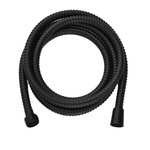 Furtun de duș din oțel inoxidabil negru, 200 cm