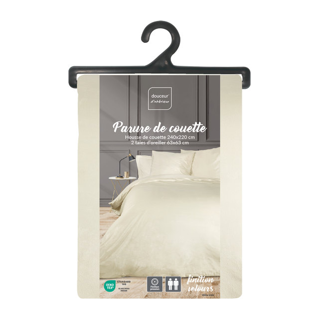 Set lenjerie de pat din satin VELINA, 240 x 220 cm