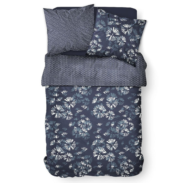 Lenjerie de pat din bmbac Meadow, reversibila, 220 x 240 cm