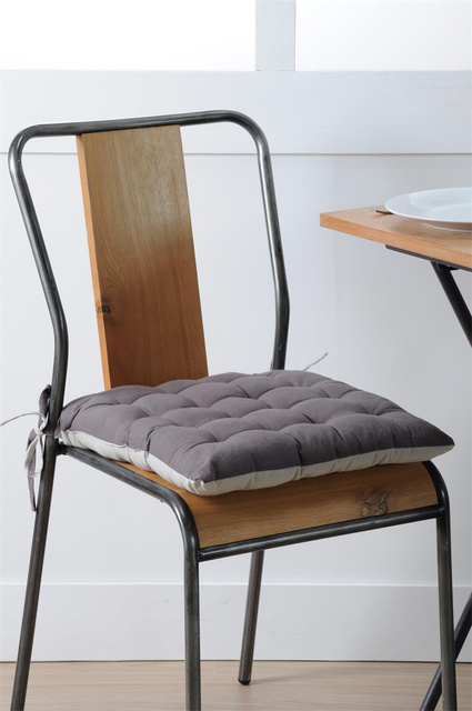 Perna pentru scaun cu legături DUO, 100% bumbac, 40 x 40 cm