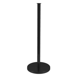 Suport pentru hârtie igienică BLACKLINE, negru mat, Ø 15 cm
