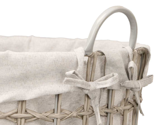 Cos de rufe cu manere, un singur compartiment, 59 cm - dimensiuni de verificat