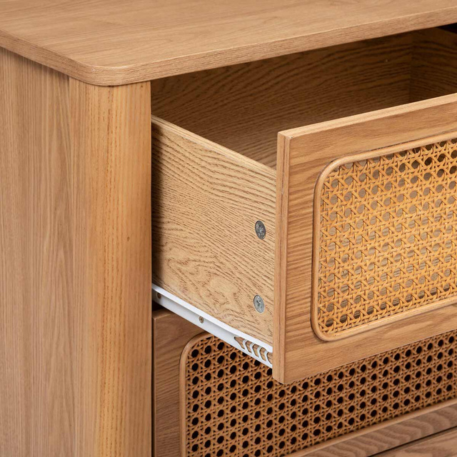 Comoda cu sertare din răchită vieneză TIRIA, 103 x 55 cm