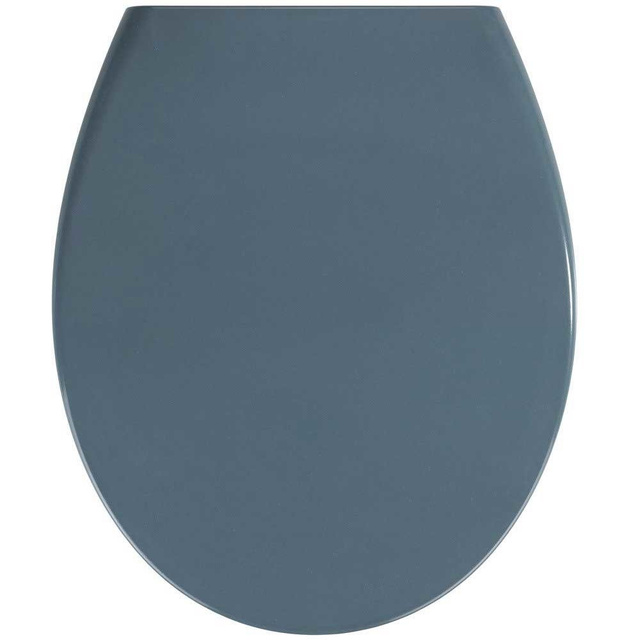 Toaletă SAMOS - Duroplast, cu închidere lentă, WENKO, albastru închis