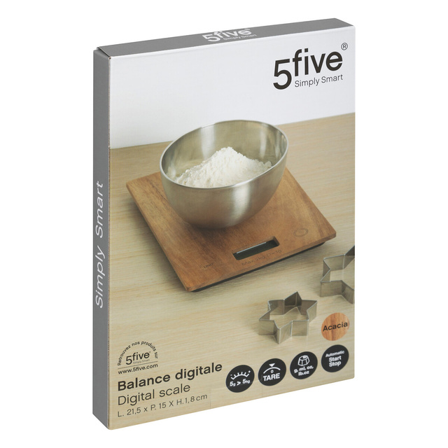 Cântar de bucătărie digital Harmony acacia