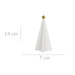 Brad decorativ cu stea, 14 cm