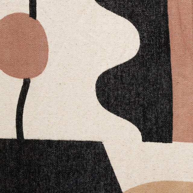 Draperie printată cu ciucuri Bli 140 x 260 cm