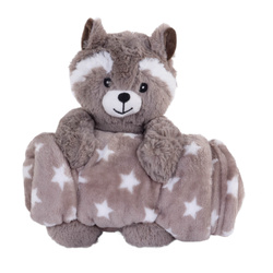 Pătură de lână cu o mascota, 75 x 100 cm