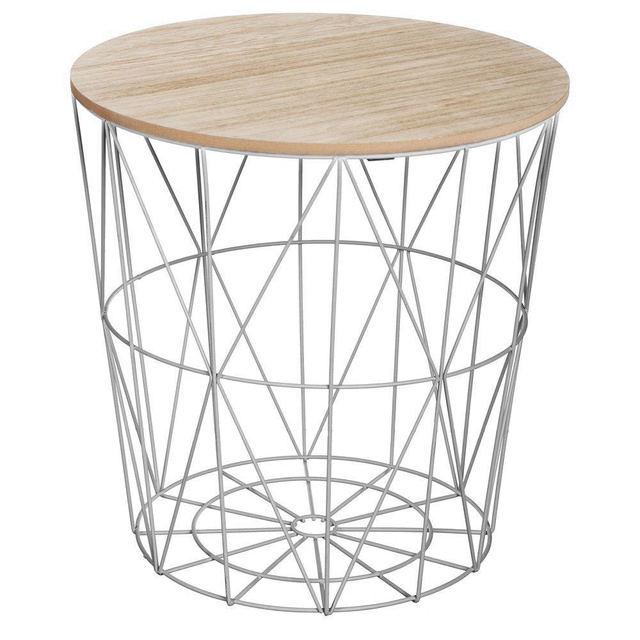 Masuta de cafea rotunda Gris Kumi, masuta de cafea ocazionala