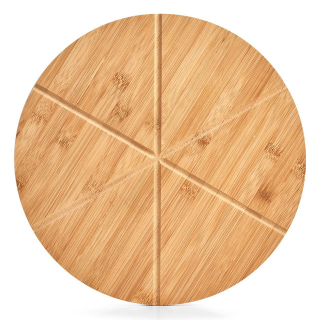 Blat pizza si cutit, Ø 32 cm, bambus, ZELLER