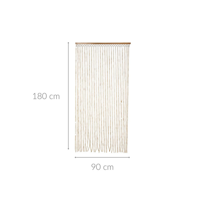 Perdea cu margele boho, 90 x 180 cm