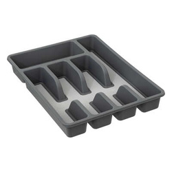 Organizator tacamuri pentru sertar, 5 compartimente, 26,5 x 36,5 x 5 cm