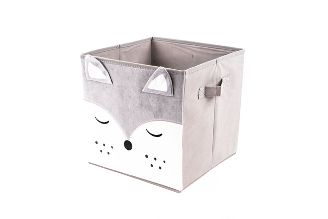 Containere textile ANIMAL, motiv pentru copii, 29x29x29 cm, vulpe