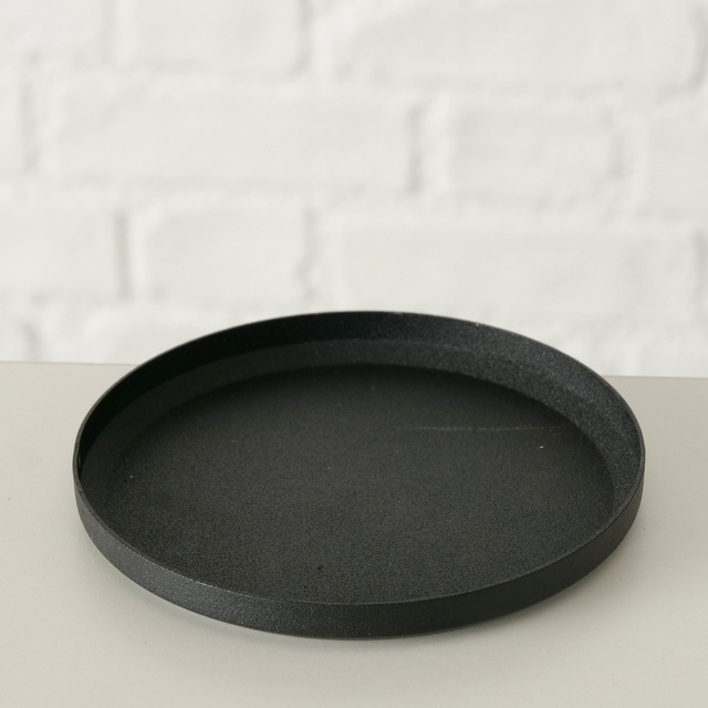 Suporturi de lumanari Mio, set 3 buc, mat negru