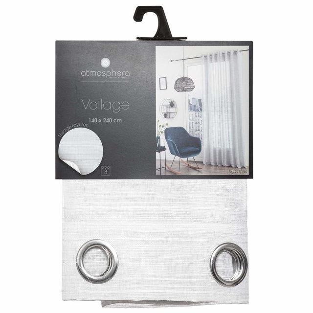 Perdea finisata in stil scandinav LOUIS, 140 x 240 cm